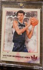 Victor Wembanyama [Ruby] #1 Basketball Cards 2023 Panini Court Kings Water Color Prices