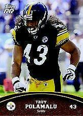Troy Polamalu #100 Football Cards 2011 Topps Rising Rookies Prices