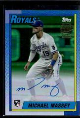Michael Massey [Green] Baseball Cards 2023 Topps Archives 1990 Fan Favorites Autographs Prices