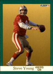 Steve Young Football Cards 1991 Fleer Prices