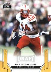 Randy Gregory [Gold] #46 Football Cards 2015 Leaf Draft Prices