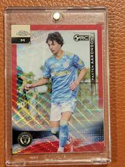 Paxten Aaronson [Red Wave Refractor] #72 Soccer Cards 2021 Topps Chrome MLS Prices