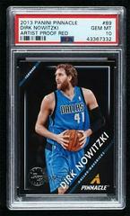Dirk Nowitzki [Artist Proof] #89 Basketball Cards 2013 Panini Pinnacle Prices