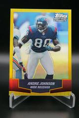 Andre Johnson #75 Football Cards 2004 Topps Draft Picks & Prospects Prices