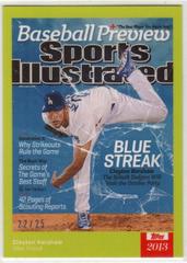 Clayton Kershaw [Canary Yellow] Baseball Cards 2021 Topps X Sports Illustrated Prices