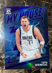 Luka Doncic [Blue] Basketball Cards 2019 Panini Donruss Optic My House Prices
