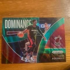 Bam Adebayo [Green Wave Prizm] Basketball Cards 2021 Panini Prizm Dominance Prices