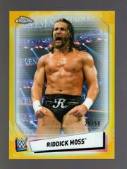 Riddick Moss [Gold Refractor] Wrestling Cards 2021 Topps Chrome WWE Prices