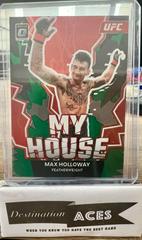 Max Holloway [Green] #3 Ufc Cards 2023 Panini Donruss Optic UFC My House Prices