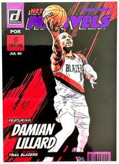 Damian Lillard [Press Proof] Basketball Cards 2022 Panini Donruss Net Marvels Prices