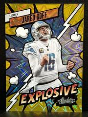 Jared Goff [Gold] #3 Football Cards 2023 Panini Absolute Explosive Prices