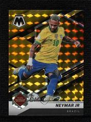 Neymar Jr [Choice Black Gold] Soccer Cards 2021 Panini Mosaic Road to FIFA World Cup Prices