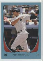 Alex Rodriguez [Blue] #170 Baseball Cards 2011 Bowman Prices