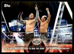 The Hardy Boyz Return to Win the Raw Tag Team Championship Wrestling Cards 2018 Topps WWE Road To Wrestlemania Prices