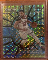 Ben Simmons #15 Basketball Cards 2019 Panini Mosaic Center Stage Prices
