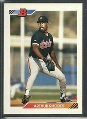 Arthur Rhodes #631 Baseball Cards 1992 Bowman Prices