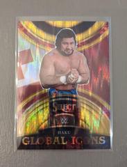 Haku [Gold Flash] Wrestling Cards 2023 Panini Select WWE Global Icons Prices