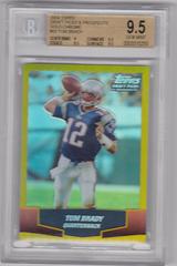 Tom Brady [Gold Chrome Refractor] #53 Football Cards 2004 Topps Draft Picks & Prospects Prices