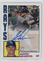 Austin Meadows Baseball Cards 2019 Topps Update 1984 Baseball Autographs Prices