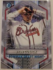 Bowman Draft Night: Ryan Cusick #BDN-5 Baseball Cards 2021 Bowman Draft Prices