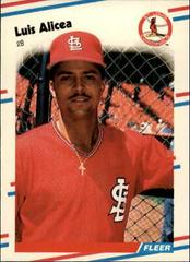 Luis Alicea #U-116 Baseball Cards 1988 Fleer Update Prices