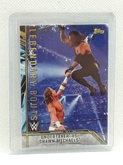 Undertaker vs. Shawn Michaels Wrestling Cards 2017 Topps Legends of WWE Legendary Bouts Prices