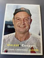 Walker Cooper #380 Baseball Cards 1957 Topps Prices