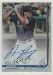 Austin Riley [Refractor] Baseball Cards 2019 Topps Chrome Rookie Autographs Prices