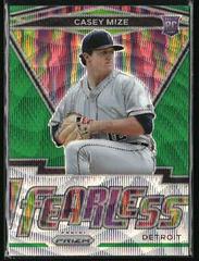 Casey Mize [Green Wave] #FR-1 Baseball Cards 2021 Panini Prizm Fearless Prices