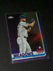Austin Meadows [Purple Refractor] #96 Baseball Cards 2019 Topps Chrome Update Prices