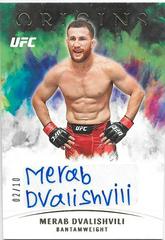 Merab Dvalishvili [Gold] Ufc Cards 2022 Panini Chronicles UFC Origins Autographs Prices