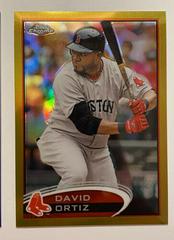 David Ortiz [Gold Refractor] #4 Baseball Cards 2012 Topps Chrome Prices