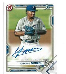 Yohanse Morel Baseball Cards 2021 Bowman Paper Prospects Autographs Prices