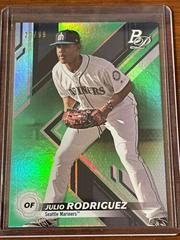 Julio Rodriguez [Green] #TOP-63 Baseball Cards 2019 Bowman Platinum Top Prospects Prices