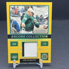 Joe Namath [Gold] #EC-4 Football Cards 2022 Panini Encased Encore Collection Prices