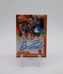 Aramis Garcia [Orange Refractor] Baseball Cards 2019 Topps Chrome Rookie Autographs Prices