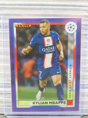 Kylian Mbappe [Purple] #105 Soccer Cards 2022 Topps Merlin Chrome UEFA Club Competitions Prices
