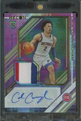 Cade Cunningham [Gold] Basketball Cards 2021 Panini Recon Rookie Signatures Prices