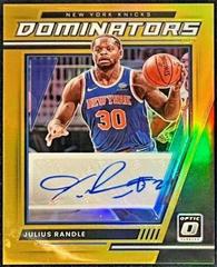 Julius Randle [Gold] Basketball Cards 2021 Panini Donruss Optic Dominators Signatures Prices