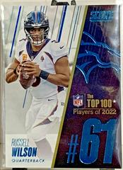 Russell Wilson #61 Football Cards 2023 Panini Score Top 100 Prices