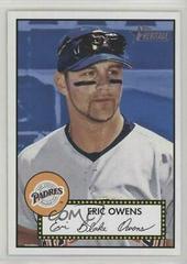 Eric Owens #370 Baseball Cards 2001 Topps Heritage Prices