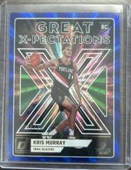 Kris Murray [Blue Green] #23 Basketball Cards 2023 Panini Donruss Great X Pectations Prices