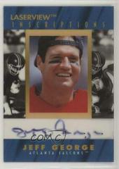 Jeff George Football Cards 1996 Pinnacle Laser View Inscriptions Autographs Prices