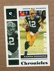 Aaron Rodgers [Teal] #35 Football Cards 2020 Panini Chronicles Prices