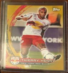 Thierry Henry [Gold] #100 Soccer Cards 2014 Topps MLS Prices