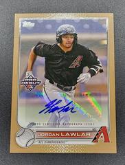 Jordan Lawlar [Autograph Gold] #PD-102 Baseball Cards 2022 Topps Pro Debut Prices