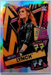 Becky Lynch [Refractor] #12 Wrestling Cards 2021 Topps Slam Attax Chrome WWE Prices