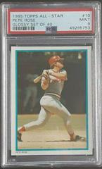 Pete Rose Baseball Cards 1985 Topps All Star Glossy Set of 40 Prices