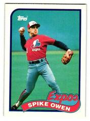 Spike Owen #92T Baseball Cards 1989 Topps Traded Prices