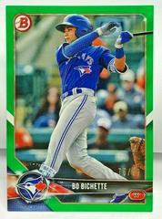 Bo Bichette [Green] Baseball Cards 2018 Bowman Draft Prices